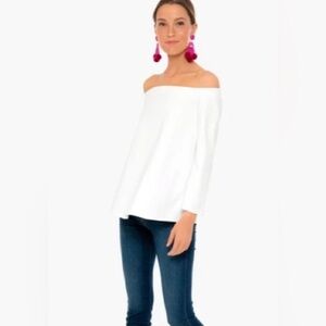 Tuckernuck Miranda Off The Shoulder Long Sleeve Blouse